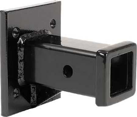 Buyers Products 1804055 2 Bolt-On Receiver Tube, 20,000 Lbs MGTW, 2,000 MVL, Corrosion Resistant Black Powder Coat Finish, Rec