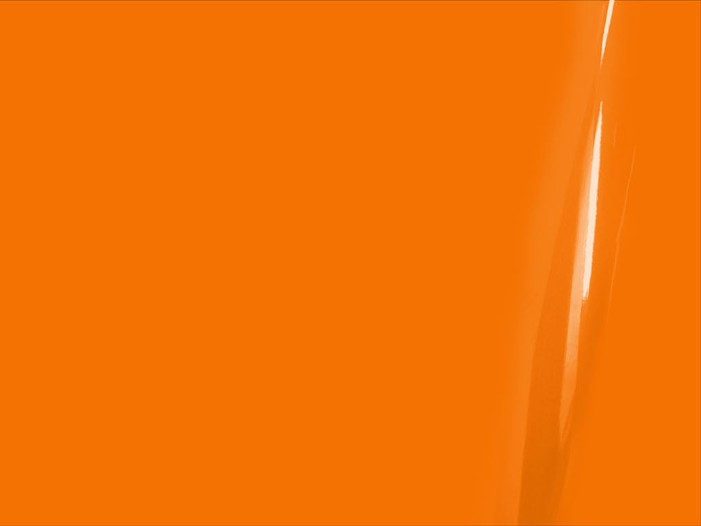 3M 2080 Series G24 Gloss Deep Orange - 1Ft X 1Ft - Dual Cast Thick Vinyl Car Wrapping Film - Bubble Free Vehicle Sheet Roll