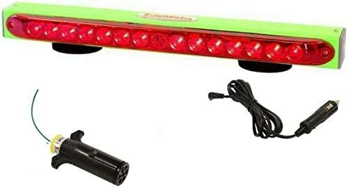 Towmate 22 Lime Light Wireless Tow Light Bar With 7 Pin Round Transmitter WBCARB075DDRWRG