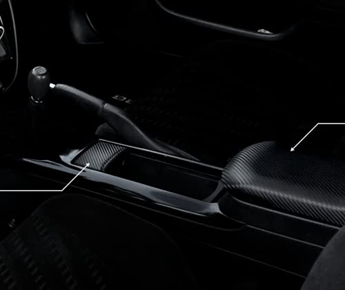 Vvivid+ Premium Black Carbon Fiber Vinyl Wrap Film (10Ft X 5Ft)