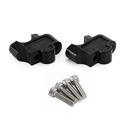 Topteng Motorcycle Handlebar Risers, Cnc Handle Bar Clamp Riser 27Mm Fits For Honda Rebel Cmx 250 2017-2021, Rebel Cmx300 / Cmx