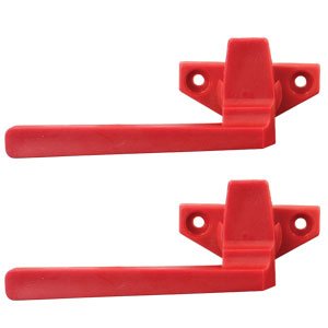 Jr Products 81925 Emergency Window Latch Set , Red