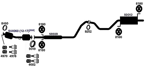 AP Exhaust Products 4978 Exhaust Bolt/Spring
