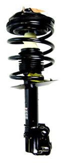 Trq Front Strut & Coil Spring Assembly Set Driver & Passenger Sides Compatible With 95-99 Dodge Neon Plymouth