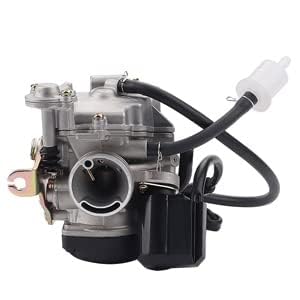 Alonegoer 49Cc 50Cc Scooter Carburetor Gy6 Compatible With 4 Stroke Taotao Carburetor 18Mm Big Bore 139Qmb 139Qma Pd18J Engines Moped Atv Go Kart Quads Buggy Kymco