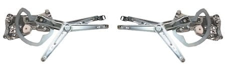 Trq Front Power Window Regulator Set Compatible With 1992-1998 Bmw 318I 1995-1999 318Ti 1992-1995 325I 1996-1998 328I 1997-1998