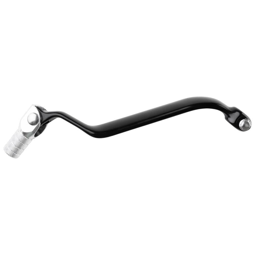 Tusk Folding Shift Lever +10Mm Black/Silver Tip - Fits: Kawasaki Klr650 1987-2018