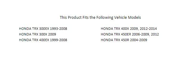 Tusk Billet Aluminum Engine Plug Kit Red Compatible With Honda Trx 400Ex 1999-2008