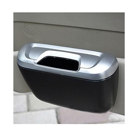 GNOLY Mini Car Garbage Can Auto Rubbish Trash Can Dust Scraps Paper Case Holder Bin Vehicle Organizer Office Homecar Door Side T