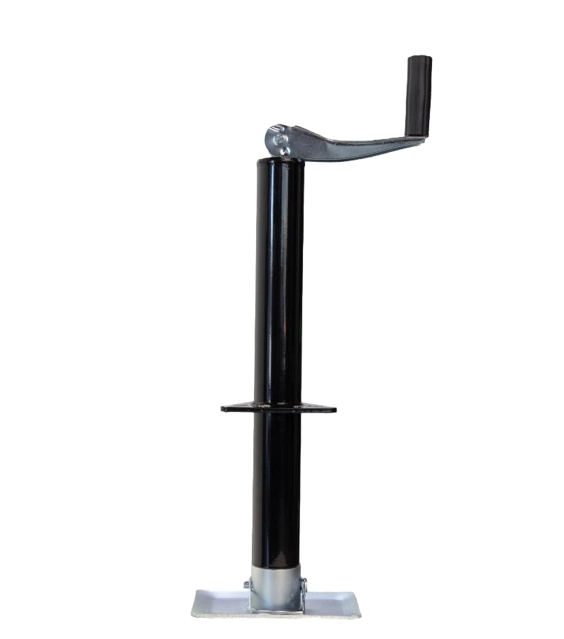 Bastion Distribution Top-Wind A-Frame Trailer Jack With A Rectangular Footpad | 5000Lb Capacity A-Frame | Great For Trailers, Bo