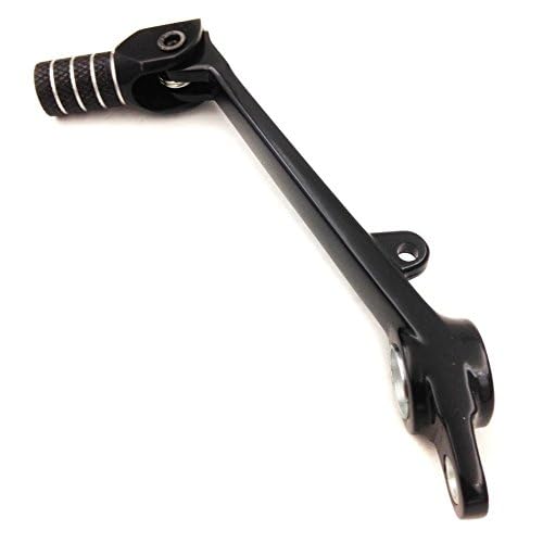 XKH- Motorcycle Black High Tensile Strength Aluminum Folding Rear Brake Pedal Foot Lever Compatible with CBR 600/ F4 / F4i 1999-