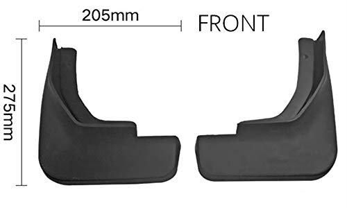 Mud Flaps Kit For 2024 Kia Seltos 2021-2023 Mud Splash Guard Front And Rear 4-Pc Set By Topgril