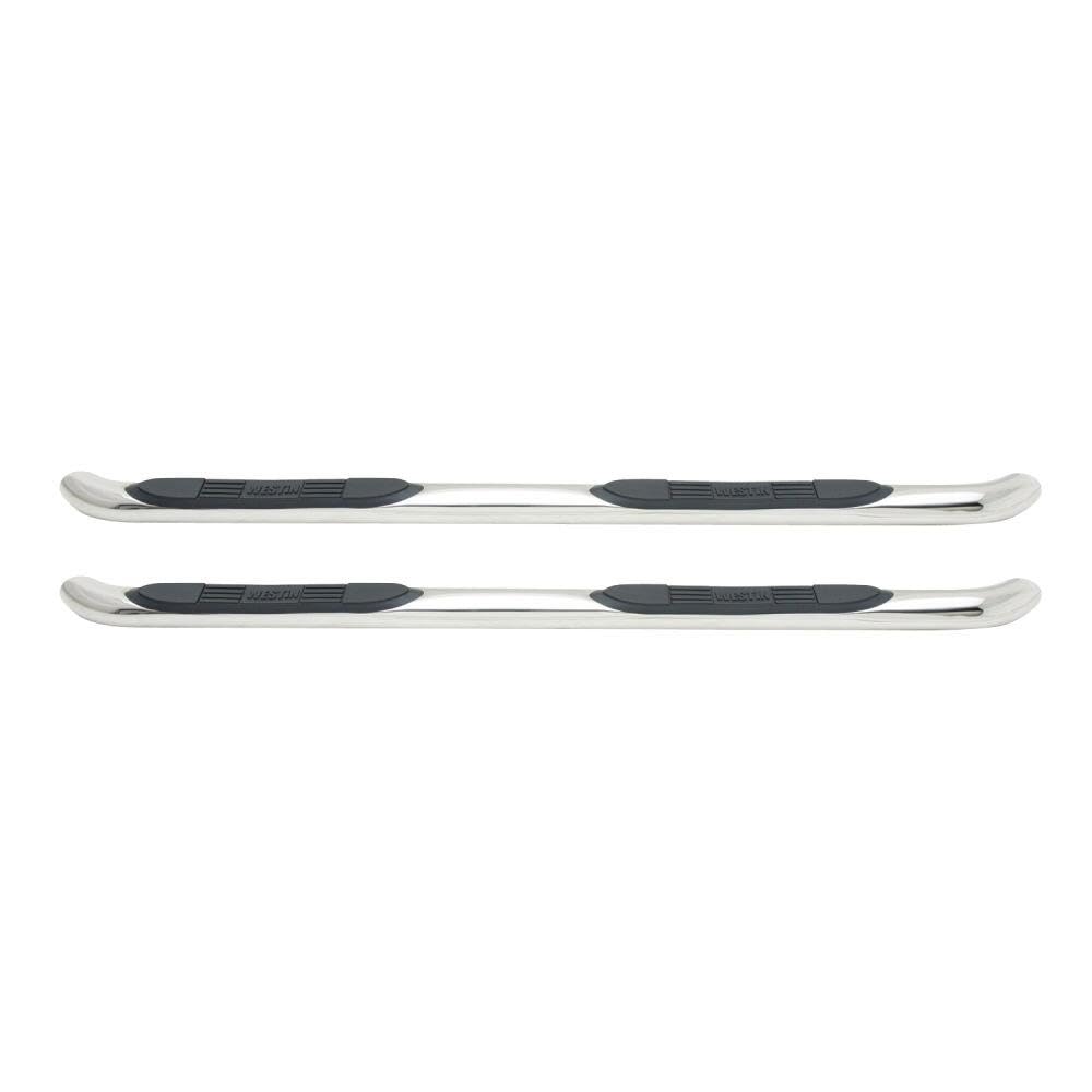 Westin 23-3240 E-Series 3 Round Nerf Bars Fits 2007-2021 Tundra Double Cab Polished Pair