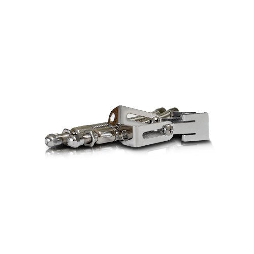 Pacific Dualies 18000 7 Inch Braided Stainless Steel Valve Stem Extension System - Set Of 2