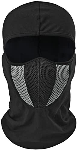 Primebox Full Cover Face Mask For Men Bike Riding Balaclava Soft Cotton Protection Anti Dust Pollution 4 Way Stretch Under Helme