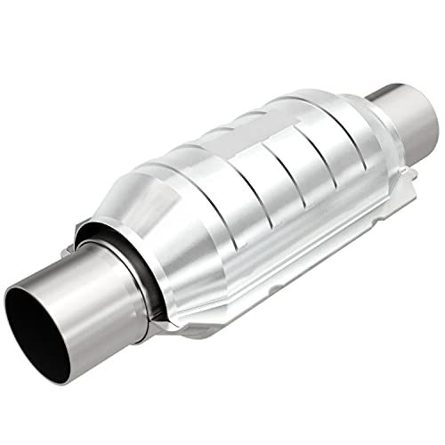 Magnaflow Universal Catalytic Converter Oem Grade Federal/Epa Compliant 51206 - Stainless Steel 2.5In Inlet/Outlet Diameter, 13I