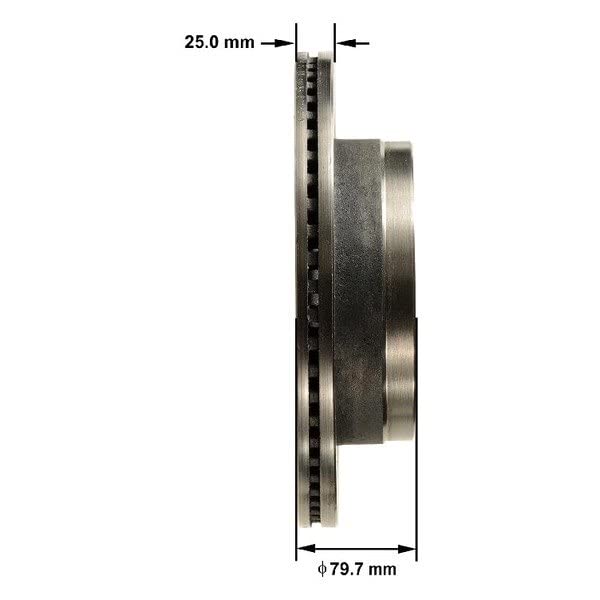 Bendix Premium Prt6178 Rear Brake Rotor For Ford F-150 2014-2012