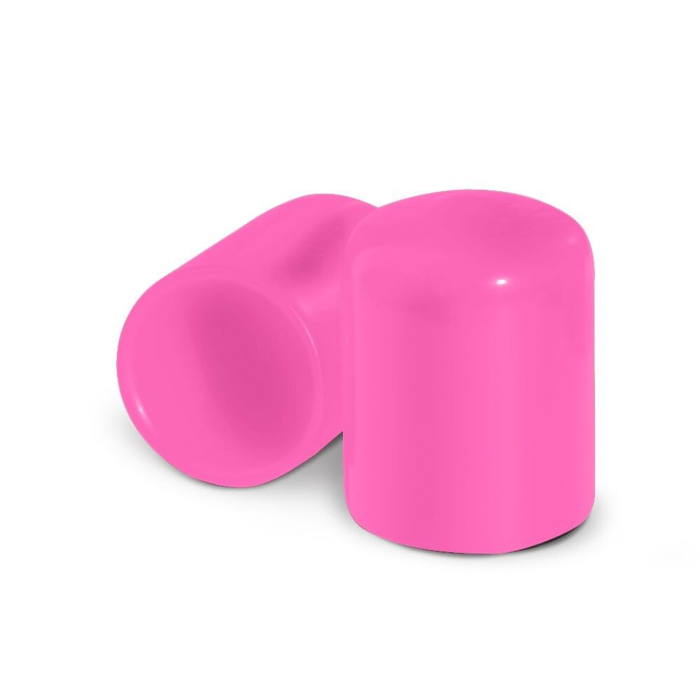 Colorlugs Vinyl Lug Nut Cover | Bubble Gum Pink | Flexible Fit Wheel Lug Nut Cap | Fits 17 Mm | Pack Of 25 | Includes Deluxe Ext