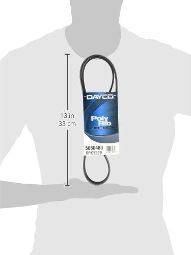 Dayco 5060480 Serpentine Belt , Black