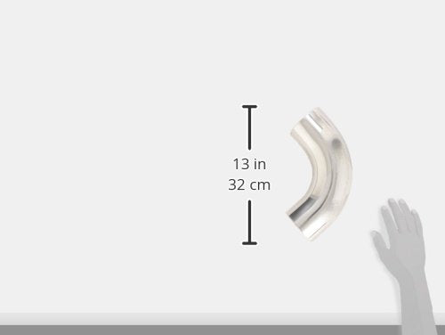 Vibrant Performance 2891 Polished Aluminum 90 Degree Bend