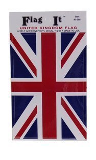 Union Jack (British Flag) Self Adhesive Sticker 3 X 5