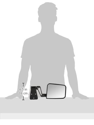 Omix-Ada | 11002.03 | Door Mirror Kit, Black | Oe Reference: 82200834K | Fits 1978-1995 Jeep Wrangler Yj, 1997-2002 Wrangler Tj