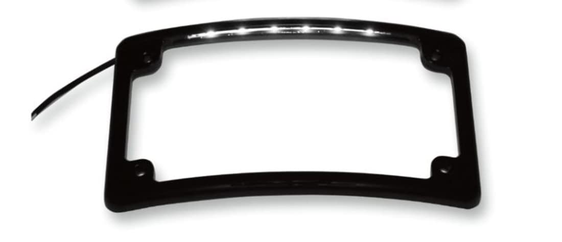 Custom Dynamics Lpf-Rad-B-Lp License Plate Frame (Radius-Style Black)