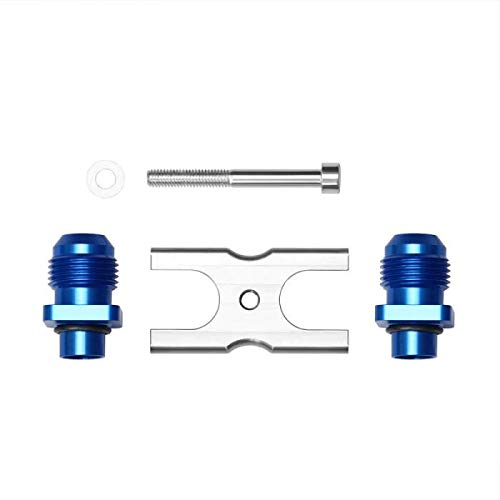 Mishimoto Mmocf-F80 Oil Line Fitting Kit Compatible With Bmw F8X M3/M4/M2C 2015-2020, Blue