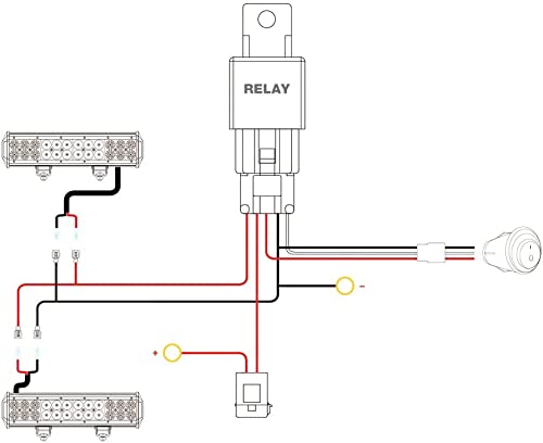 Nilight 2Pc 4Inch Amber Led Pods Triple Row 60W Flood Spot Combo Driving Fog Lights With 16Awg Wiring Harness-2 Leads For Offroa