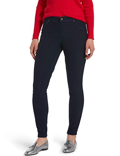 Hue Womens Ultra Soft Fleece Lined Denim Leggings, Ink Wash, X-Small Us