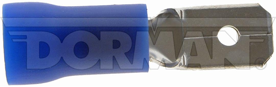 Dorman 86427: 16-14 Gauge Male Disconnect.187 In, Blue