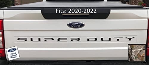 Ford 2020-2022 Super Duty Letter Inserts Inlays Decals Stickers (Thin) For Tailgate (2020-2022) F250 F350 F450 (Realtree Ap) - A