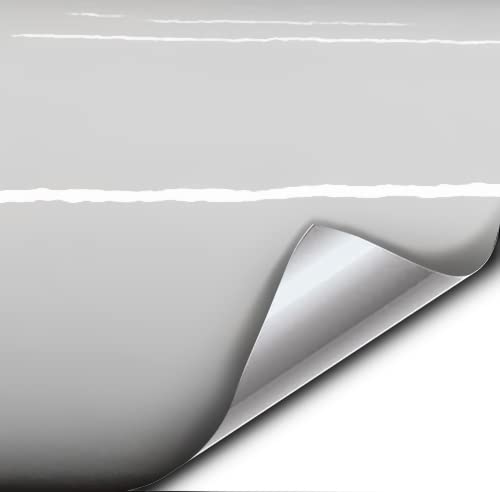 White Gloss 5 Feet X 1 Foot Vinyl Wrap Roll With Air Release Technology