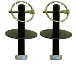 Black Hood Pin Kit Pins Aluminum 1/2'' Imca Ump Modified Bryke Racing