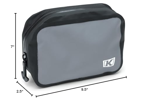 Kuryakyn 5179 Tørke Large Removable Dry Pouch: Mounts to MOLLE loops on Kuryakyn & Momentum luggage, Black