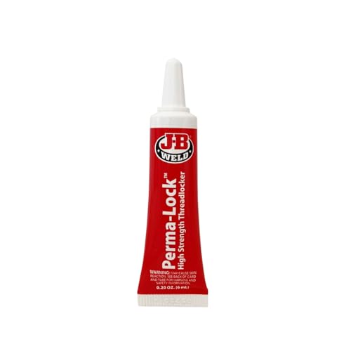 J-B Weld 27106 Perma-Lock High Strength Threadlocker - Red - 6 ml
