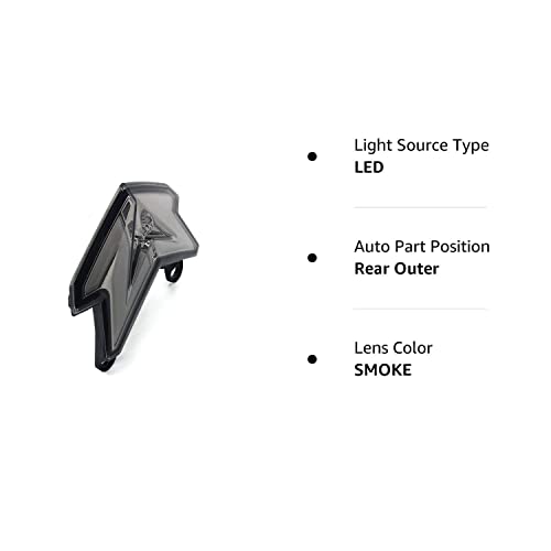 Mfc Pro Integrated Led Turn Signal Tail Light For 2013-2024 Kawasaki Z125 Pro / 2013-2016 Ninja Zx-6R 636 Z800 (Smoke)