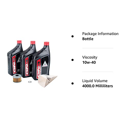 Tusk 4-Stroke Oil Change Kit Pro-Honda Gn4 10W-40 Compatible With Honda Rancher 350 2X4 2000-2006