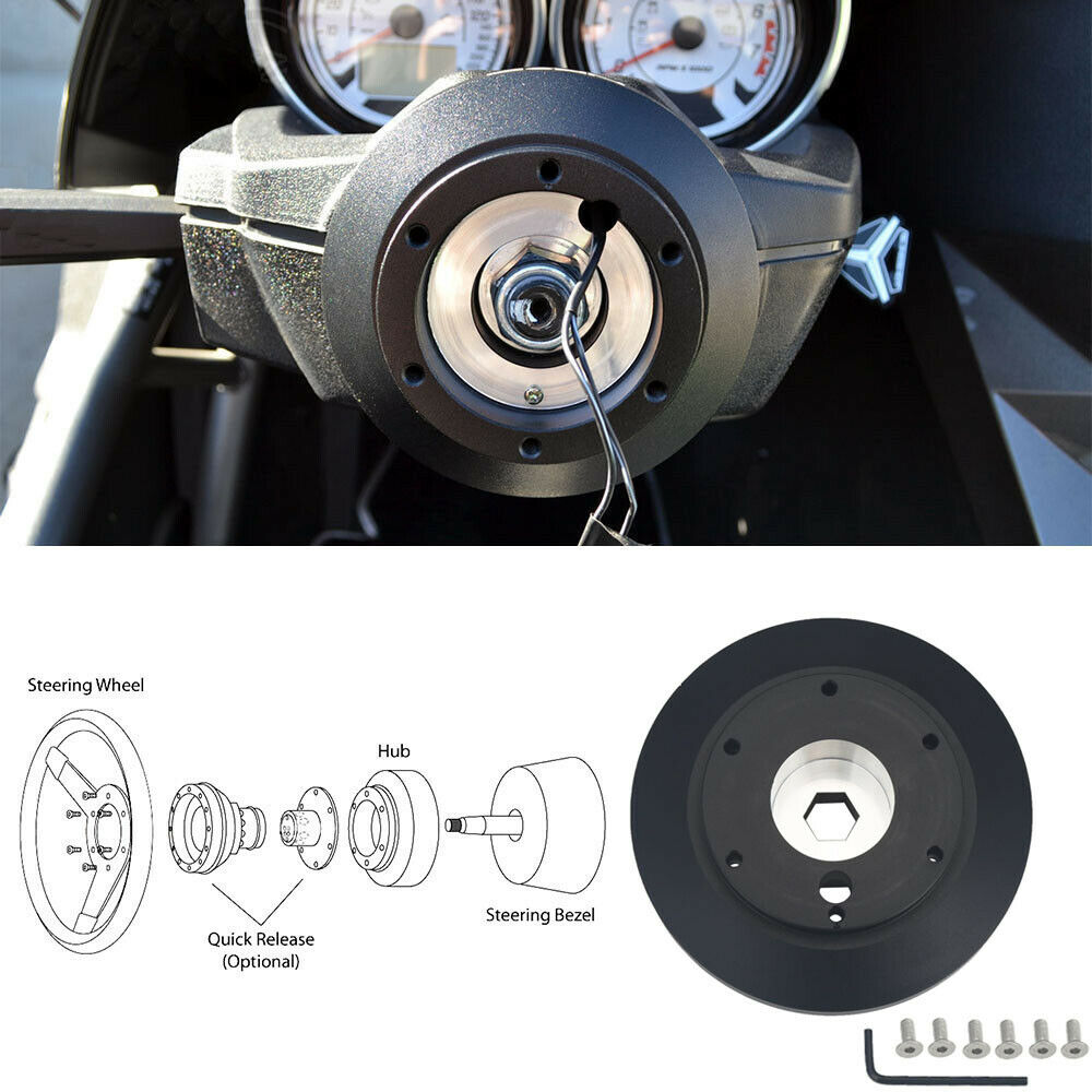 For Mustang Focus Fiesta Mazda 175H Billet Steering Wheel Hub Adapter Boss Kit