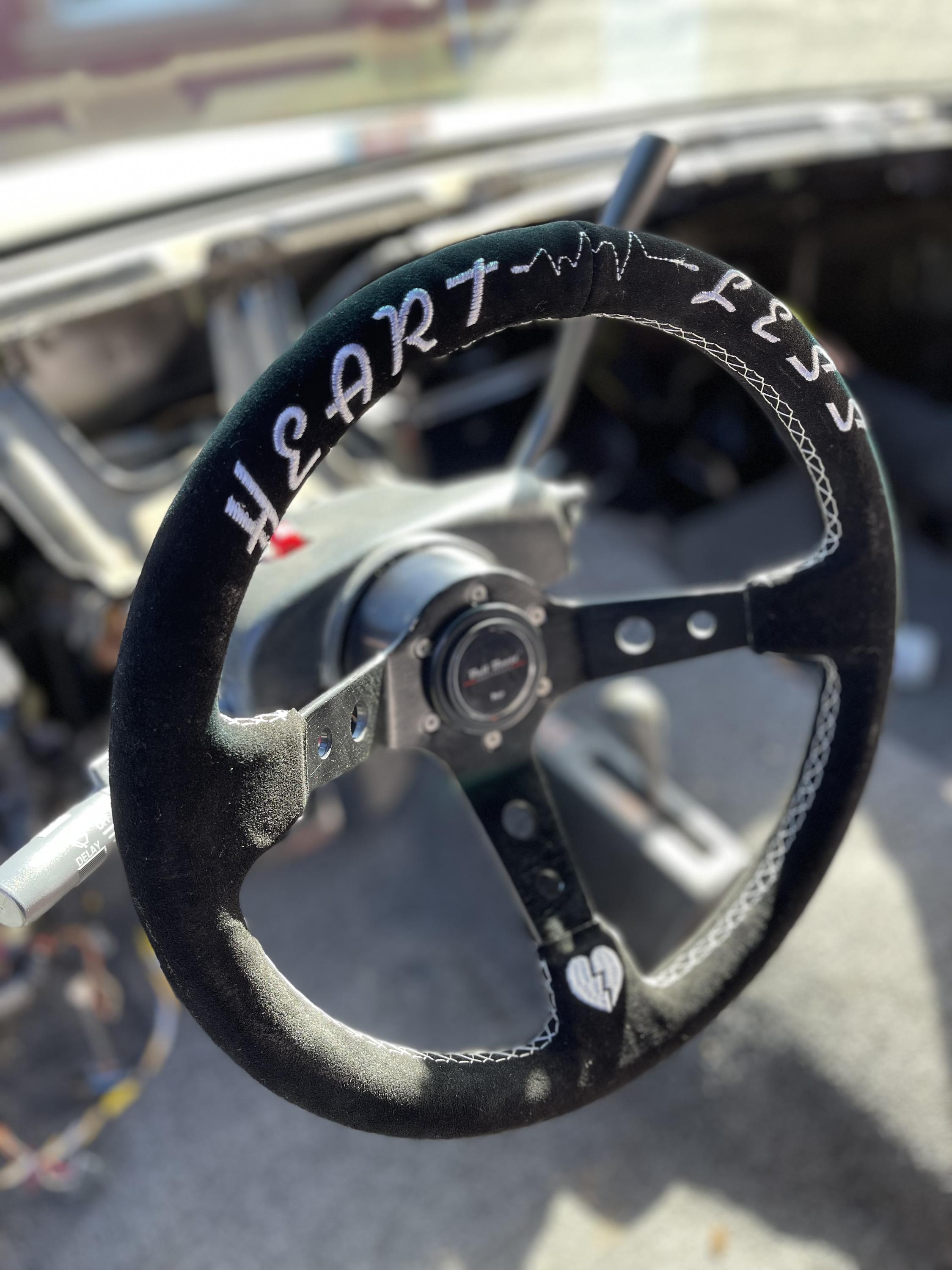 Suede Deep Dish Steering Wheel + Short Hub Adapter Kit For Toyota Camry Corolla