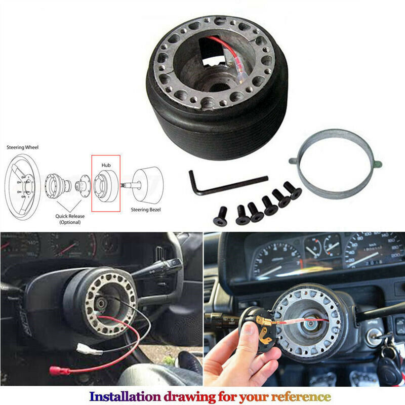 Mitsubishi Eclipse Lancer Galant Mirage Steering Wheel Hub Adapter Kit