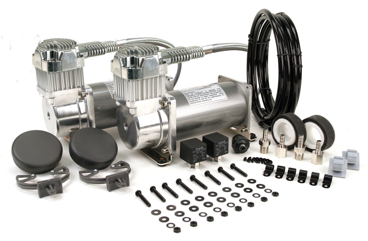 Dual Pewter 380C Value Pack (200 Psi, 380C/2, 165/200 P. Switch, 40 Amp Relay/2)