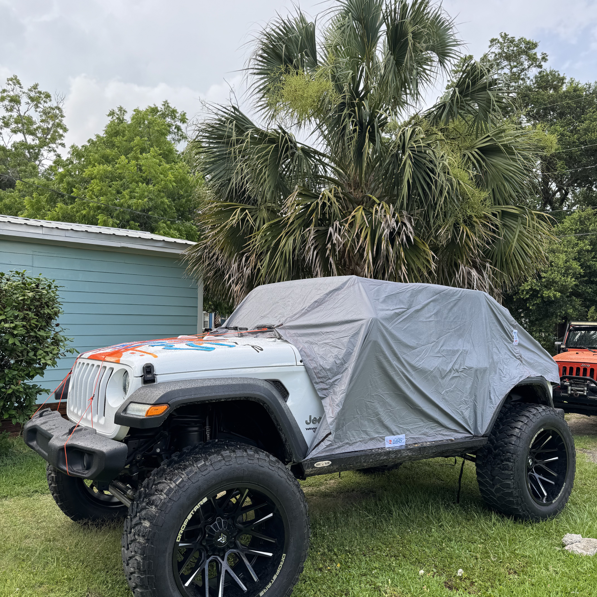 2-in-1 Jeep Wrangler JLU 4-Door Trail Cover + Sun Shade