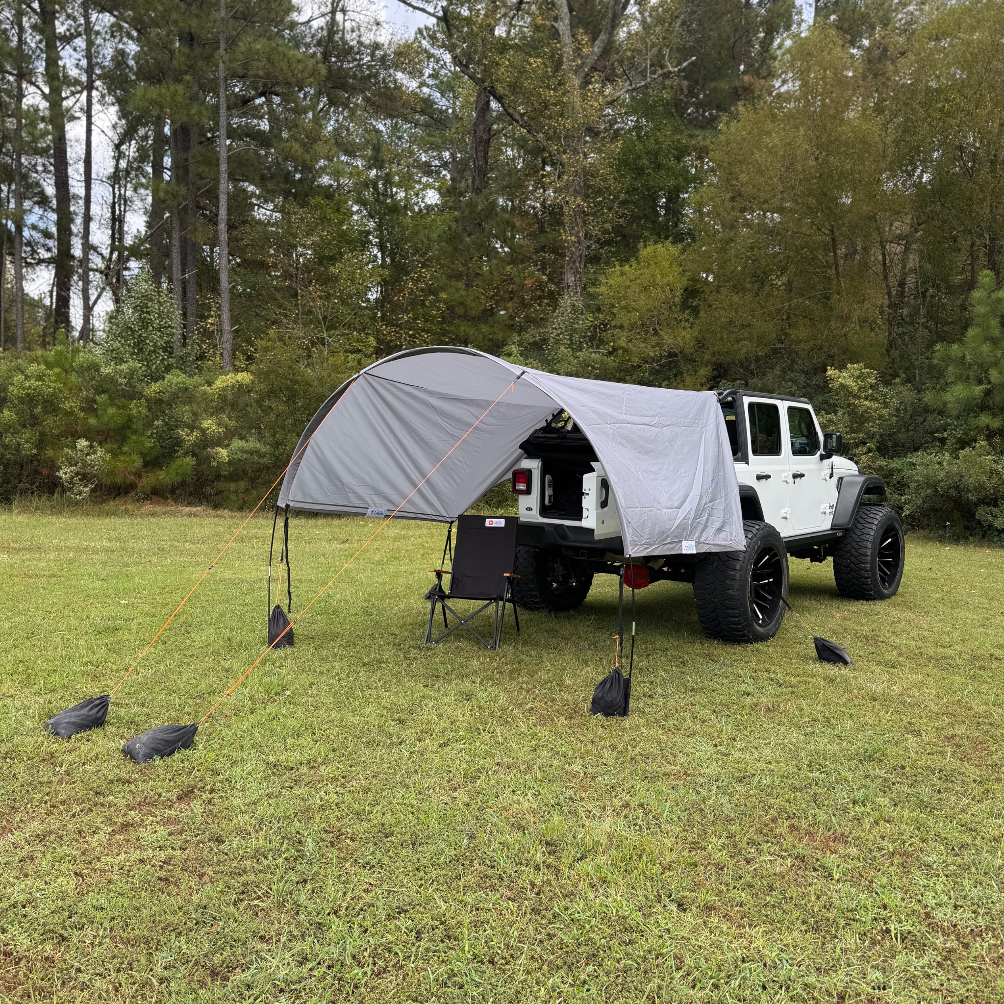2-in-1 Jeep Wrangler JLU 4-Door Trail Cover + Sun Shade