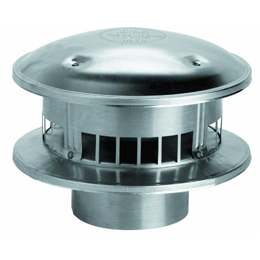 Selkirk Metalbestos 3 Selkirk 3Rv-Rt Bird Proof Round Top, Galvanized
