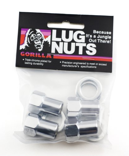 Gorilla Automotive 73087B Standard Mag Open End Lug Nuts (1/2'' Thread Size)