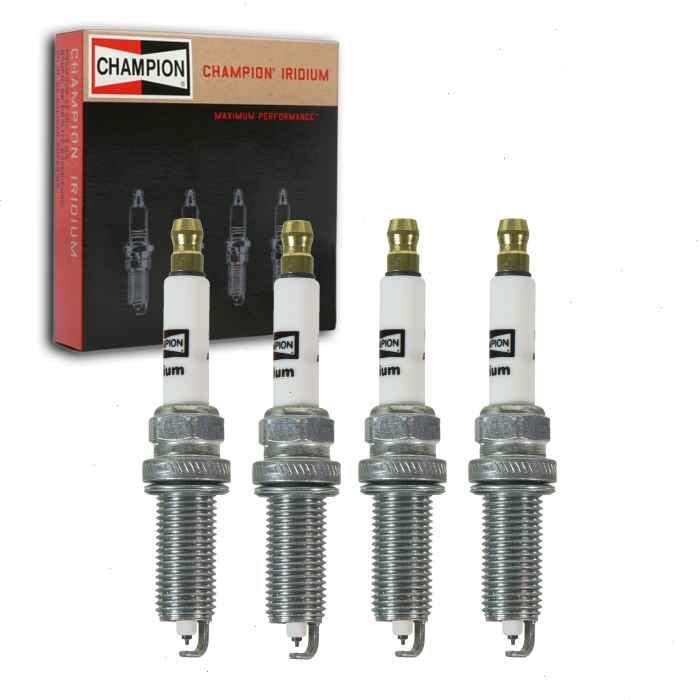 4 pc Champion Iridium Spark Plugs compatible with Nissan Rogue Sport 2.0L L4 2017-2018