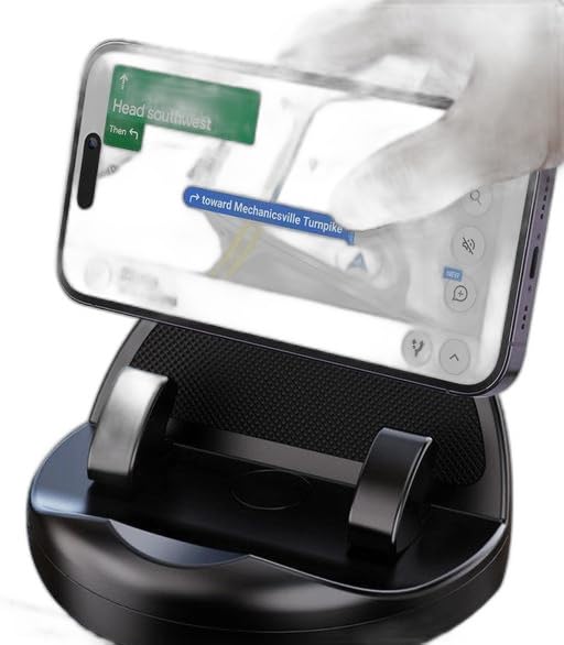 Universal Phone Holder for Dashboard | 360 Rotatable Car Mobile Holder| Phone Mount for Car Dashboard | Adjustable Stand for Por