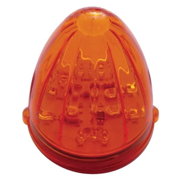 United Pacific 37596B 19 Led Watermelon Grakon 1000 Cab Light - Amber Led/Dark Amber Lens