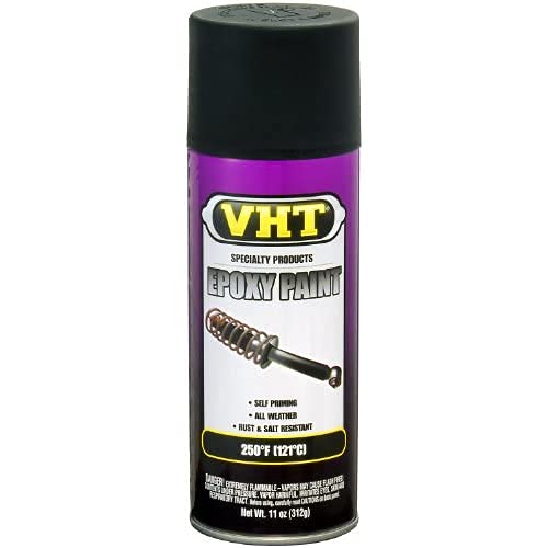 Vht Sp652 Satin Black Epoxy All Weather Paint Can - 11 Oz.